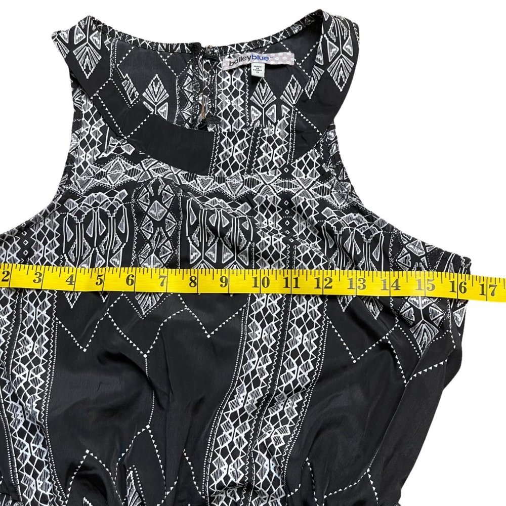 Baileyblue Womens Jumpsuit Small S Black White Halter Sleeveless - Picture 6 of 10